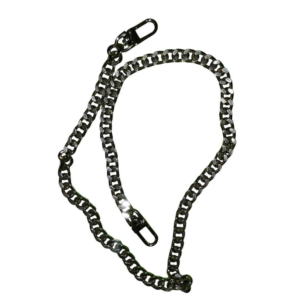 Men's Silver Chain Accessory Wallet Chain Or Crossbody Bag Chain